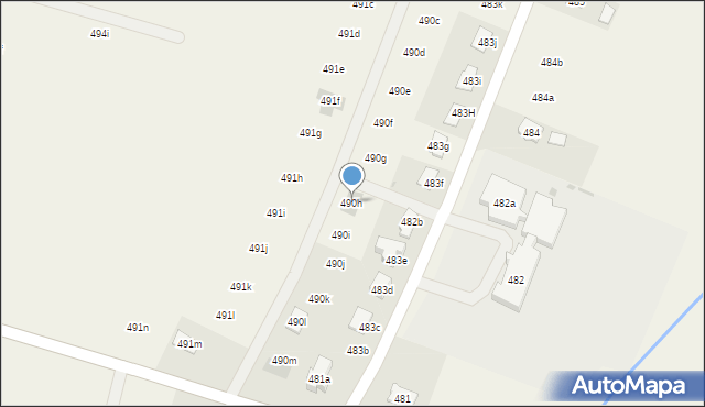 Tuszyma, Tuszyma, 490h, mapa Tuszyma