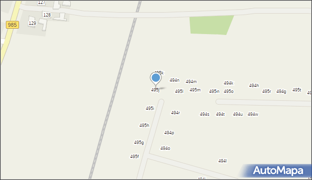 Tuszyma, Tuszyma, 495j, mapa Tuszyma