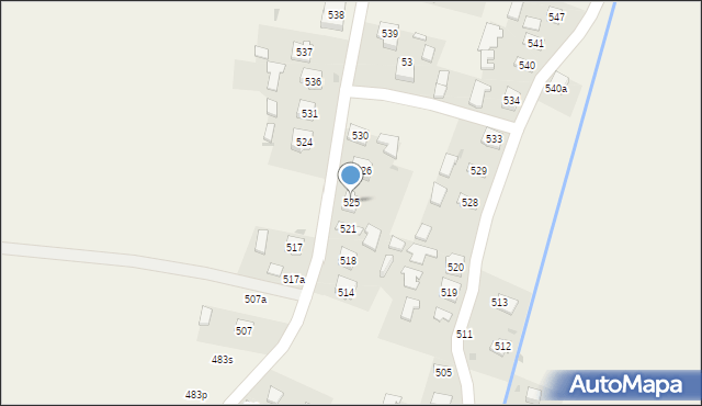 Tuszyma, Tuszyma, 525, mapa Tuszyma