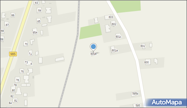 Tuszyma, Tuszyma, 601b, mapa Tuszyma