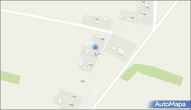 Tuszyma, Tuszyma, 751, mapa Tuszyma