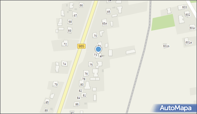Tuszyma, Tuszyma, 75A, mapa Tuszyma