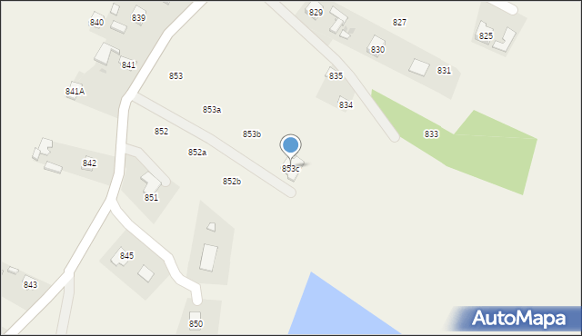 Tuszyma, Tuszyma, 853c, mapa Tuszyma