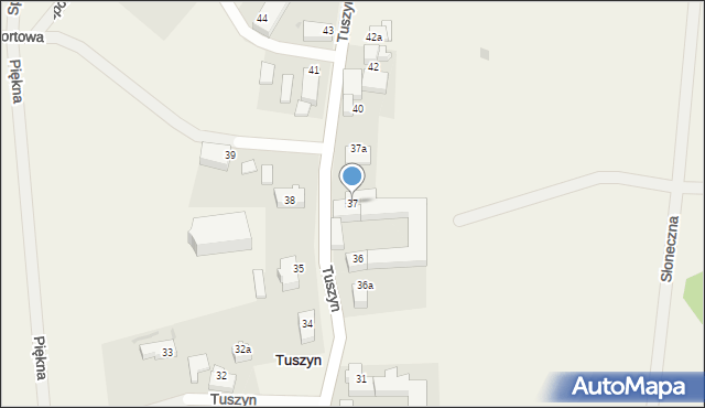 Tuszyn, Tuszyn, 37, mapa Tuszyn