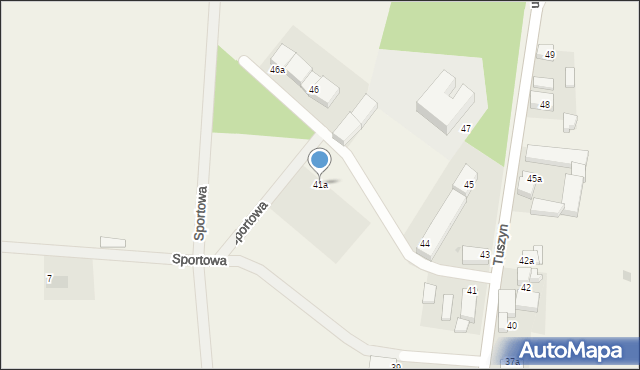 Tuszyn, Tuszyn, 41a, mapa Tuszyn