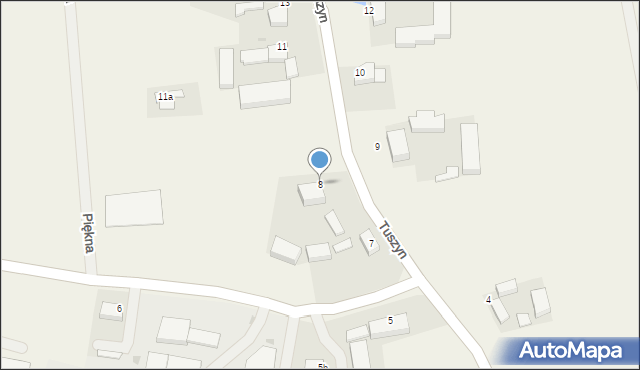 Tuszyn, Tuszyn, 8, mapa Tuszyn