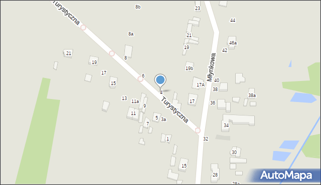 Tuszyn, Turystyczna, 4, mapa Tuszyn
