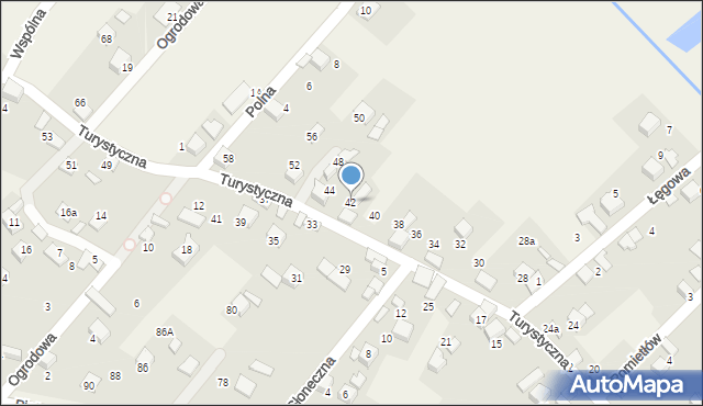 Ujsoły, Turystyczna, 42, mapa Ujsoły