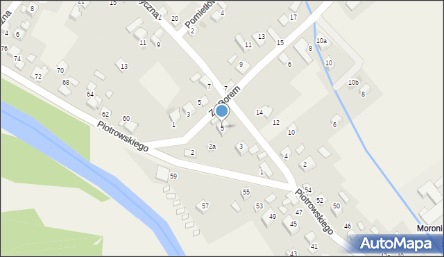 Ujsoły, Turystyczna, 5, mapa Ujsoły