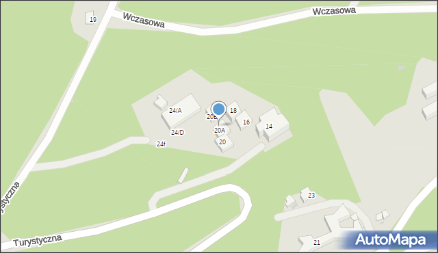 Ustroń, Turystyczna, 22, mapa Ustroń