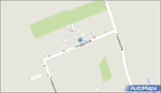 Warka, Turystyczna, 85, mapa Warka