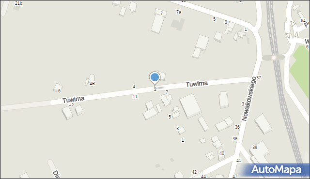 Warka, Tuwima Juliana, 2, mapa Warka