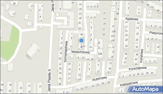 Warszawa, Turkusowa, 46, mapa Warszawy