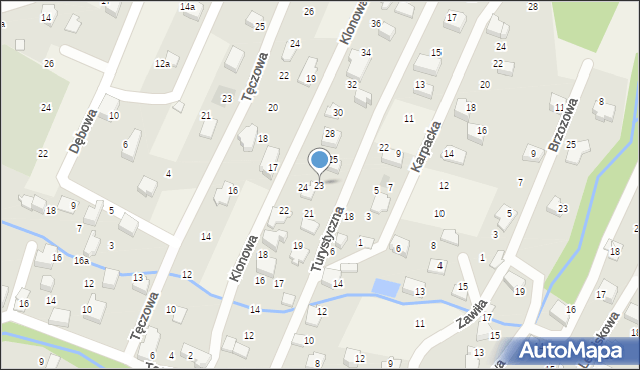 Wilkowice, Turystyczna, 23, mapa Wilkowice