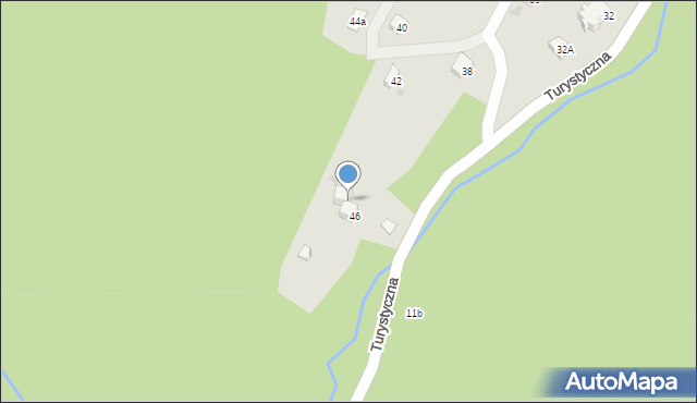 Wisła, Turystyczna, 48, mapa Wisła