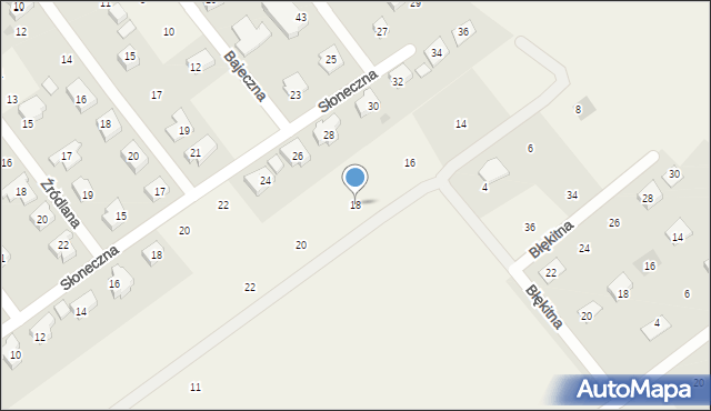 Wiślinka, Turkusowa, 18, mapa Wiślinka