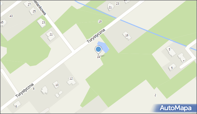 Wola Gołkowska, Turystyczna, 14, mapa Wola Gołkowska