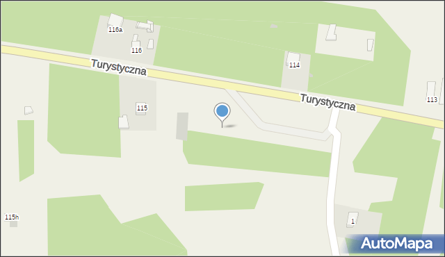 Zagnańsk, Turystyczna, 113a, mapa Zagnańsk