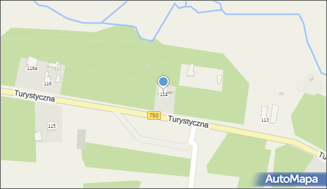 Zagnańsk, Turystyczna, 114, mapa Zagnańsk