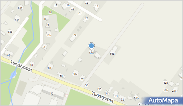 Zagnańsk, Turystyczna, 57A, mapa Zagnańsk