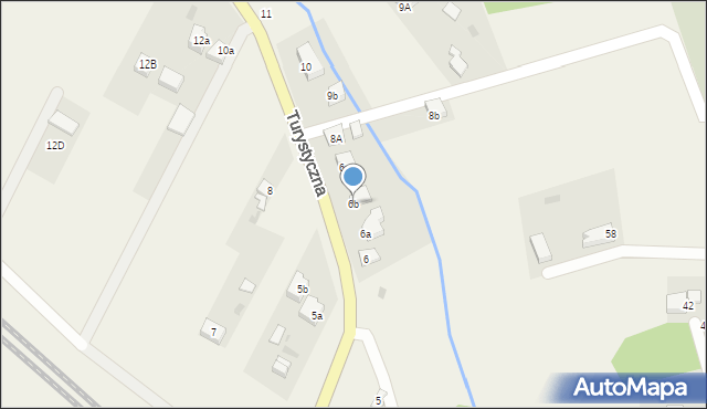 Zagnańsk, Turystyczna, 6b, mapa Zagnańsk