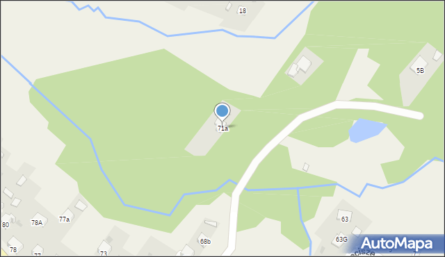 Zagnańsk, Turystyczna, 71a, mapa Zagnańsk