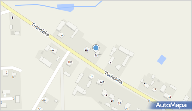 Żalno, Tucholska, 3a, mapa Żalno