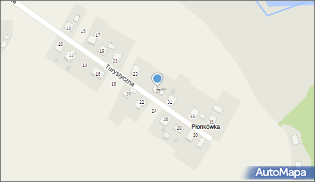 Zbytków, Turystyczna, 25, mapa Zbytków