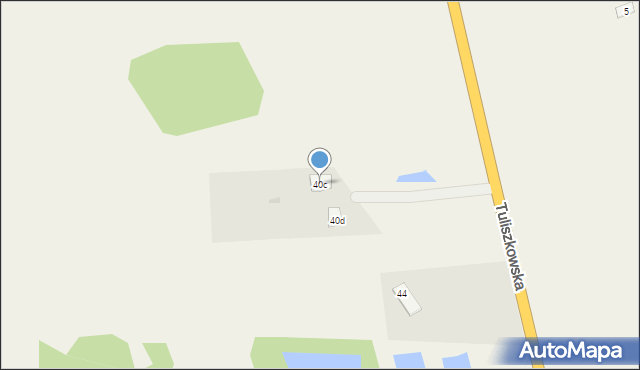 Żychlin, Tuliszkowska, 40c, mapa Żychlin