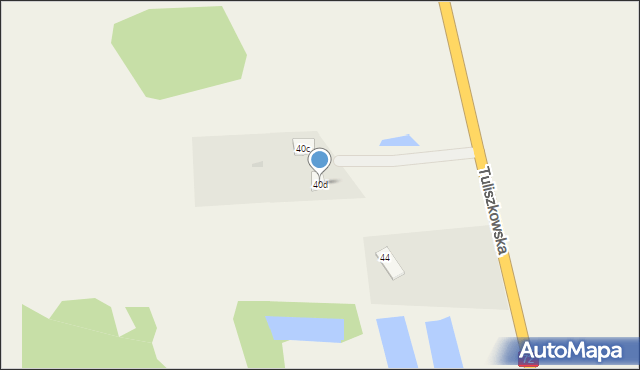 Żychlin, Tuliszkowska, 40d, mapa Żychlin