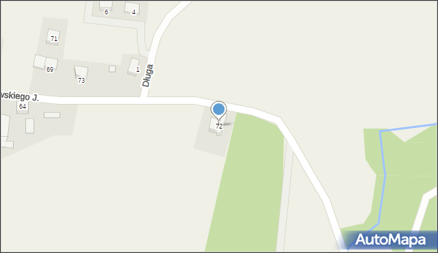 Barłomino, Twardowskiego Jana, ks., 72, mapa Barłomino