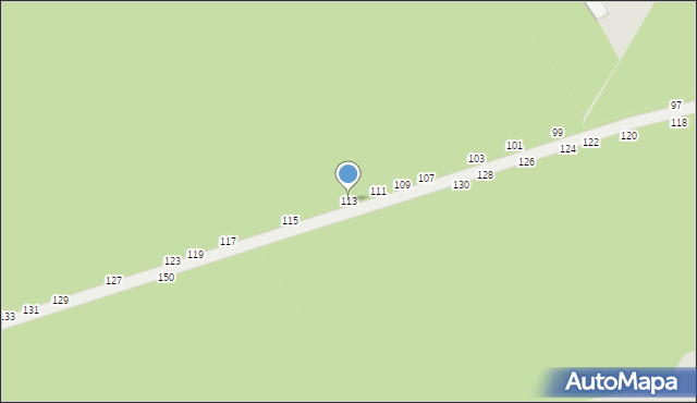 Biała Podlaska, Twarda, 113, mapa Białej Podlaskiej