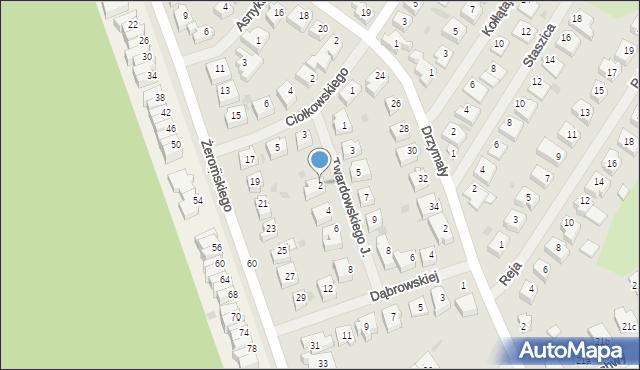 Goleniów, Twardowskiego Jana, ks., 2, mapa Goleniów