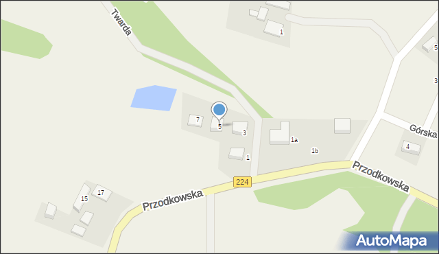 Kobysewo, Twarda, 5, mapa Kobysewo