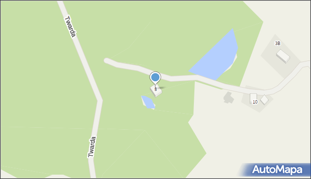 Kobysewo, Twarda, 8, mapa Kobysewo