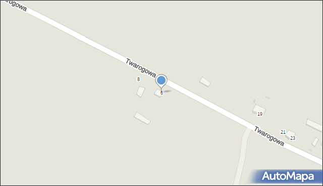 Skaryszew, Twarogowa, 6, mapa Skaryszew