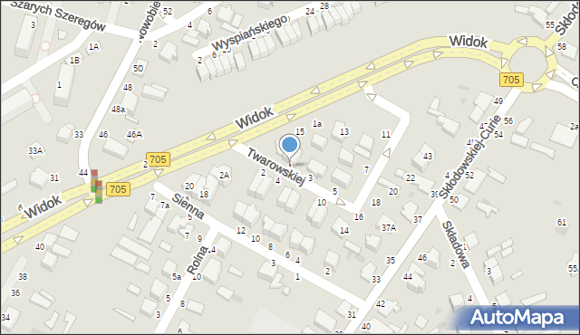 Skierniewice, Twarowskiej Janiny, 1, mapa Skierniewic