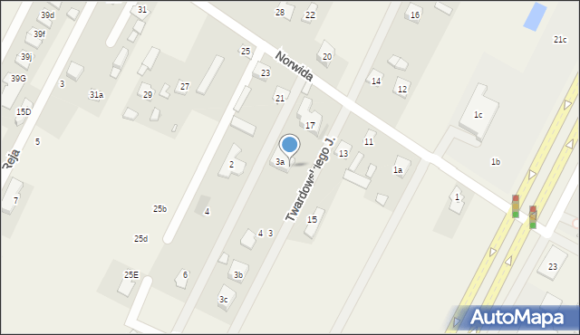 Słupno, Twardowskiego Jana, ks., 2, mapa Słupno