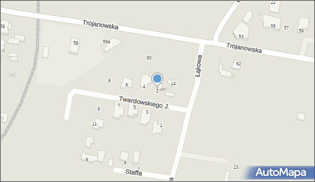 Sochaczew, Twardowskiego Jana, ks., 2, mapa Sochaczew
