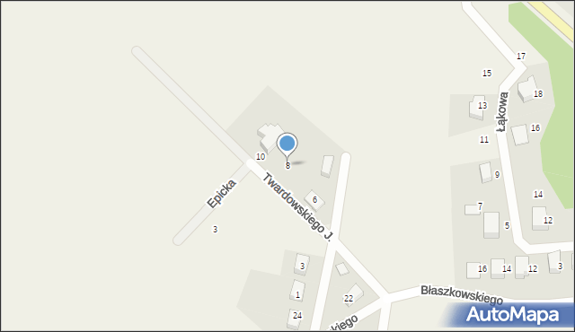 Szemud, Twardowskiego Jana, ks., 8, mapa Szemud