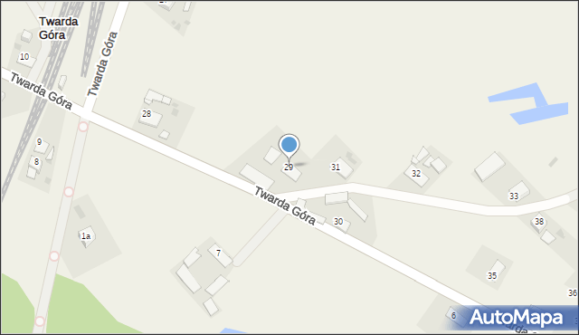 Twarda Góra, Twarda Góra, 29, mapa Twarda Góra