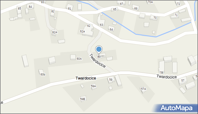 Twardocice, Twardocice, 60, mapa Twardocice