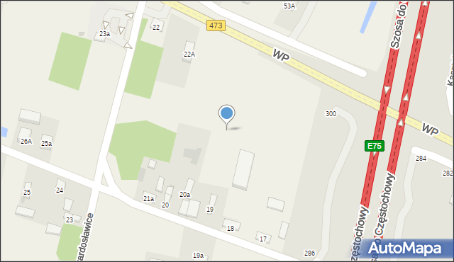 Twardosławice, Twardosławice, 19b, mapa Twardosławice