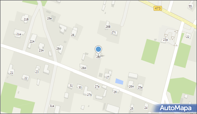 Twardosławice, Twardosławice, 28c, mapa Twardosławice