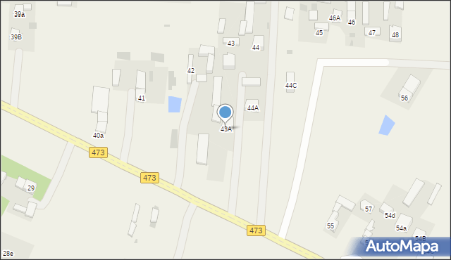 Twardosławice, Twardosławice, 43A, mapa Twardosławice