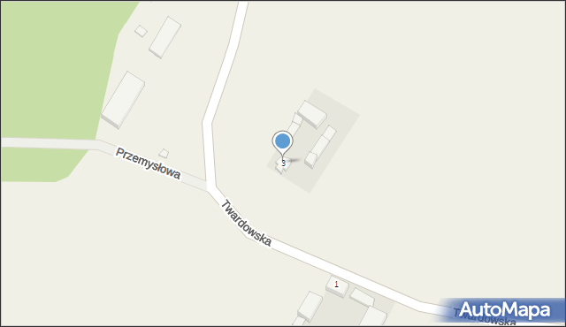 Twardowo, Twardowska, 3, mapa Twardowo