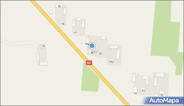 Twarogi, Twarogi, 56, mapa Twarogi