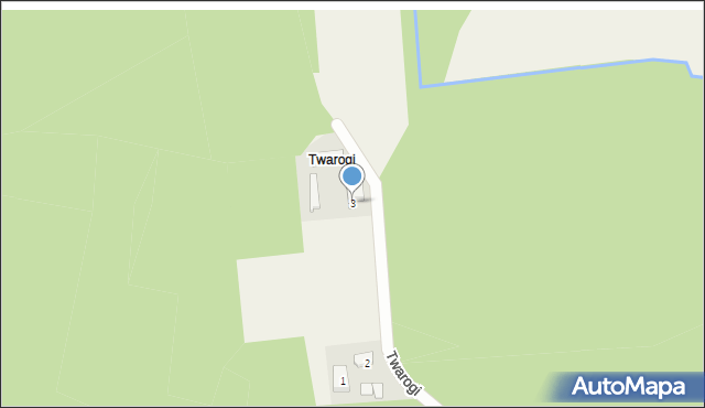 Twarogi, Twarogi, 3, mapa Twarogi