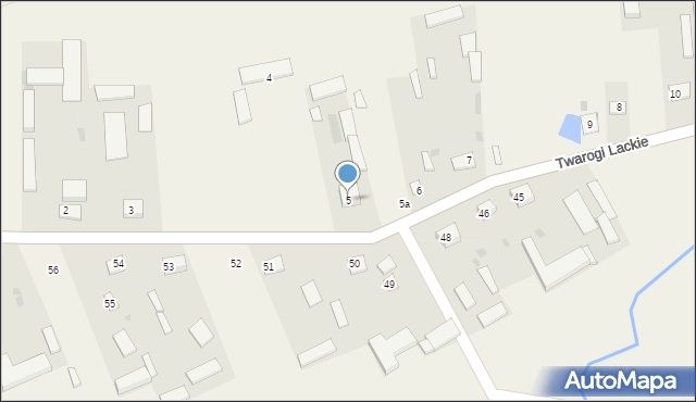Twarogi Lackie, Twarogi Lackie, 5, mapa Twarogi Lackie
