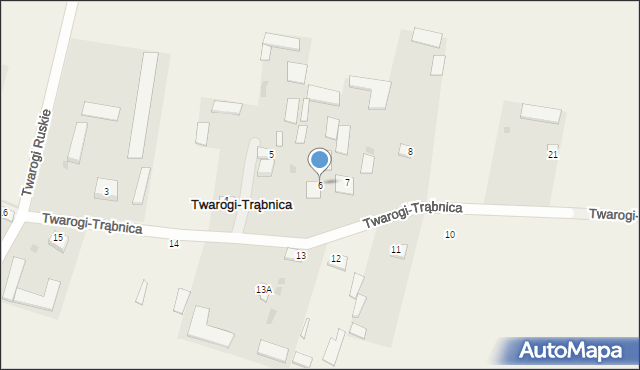 Twarogi-Trąbnica, Twarogi-Trąbnica, 6, mapa Twarogi-Trąbnica